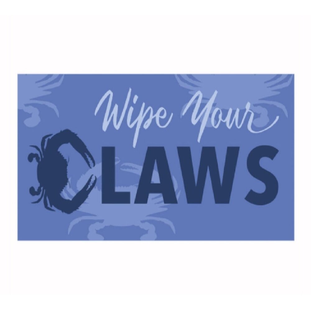 Wipe Your Claws Crab Floormat - NEW Fast Ship